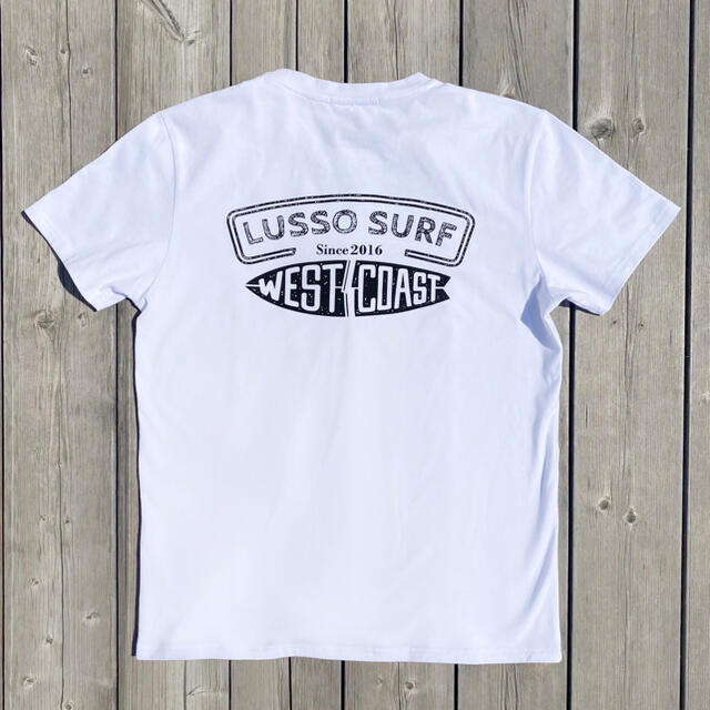 STANDARD CALIFORNIA(スタンダードカリフォルニア)のカップルコーデに☆LUSSO SURF ウェストコーストTシャツ　Sサイズ☆ メンズのトップス(Tシャツ/カットソー(半袖/袖なし))の商品写真