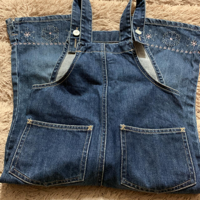 babyGAP(ベビーギャップ)のbaby GAP デニム オーバーオール キッズ/ベビー/マタニティのキッズ服女の子用(90cm~)(パンツ/スパッツ)の商品写真