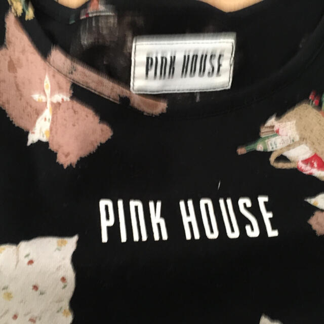 PINK HOUSE(ピンクハウス)のピンクハウス　ピクニックグマ　半袖Tシャツ レディースのトップス(シャツ/ブラウス(半袖/袖なし))の商品写真