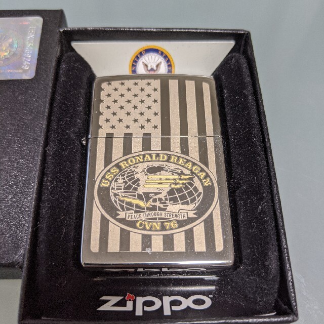 U.S.NAVY ロナルドレーガン　Zippo