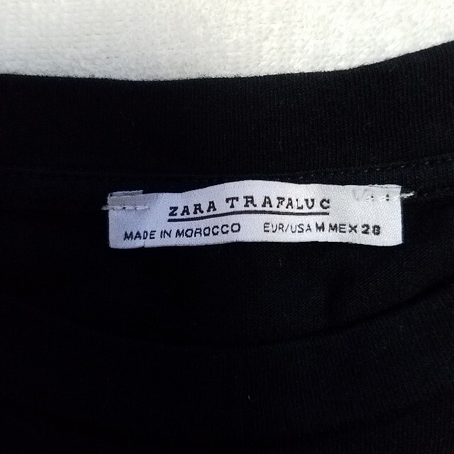 ZARA(ザラ)のZARA キャミソール付Tシャツ レースキャミソール ザラ レディースのトップス(Tシャツ(半袖/袖なし))の商品写真