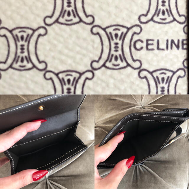 celine(セリーヌ)の良品✨CELINE ❤️ マカダム ヴィンテージ 折り財布 レディースのファッション小物(財布)の商品写真