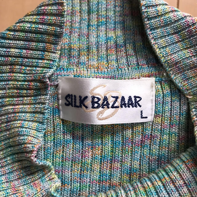 SILK BAZAAR  シルク100% ニット　トップス レディースのトップス(カットソー(半袖/袖なし))の商品写真