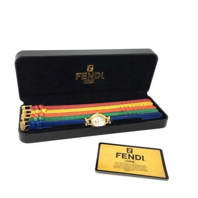 フェンディ FENDI チェンジベルト ５色 640L カメレオン クオーツ