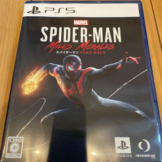 プレイステーション(PlayStation)の【✨新品同様美品✨】スパイダーマンマイルズモラレスps5(家庭用ゲーム機本体)