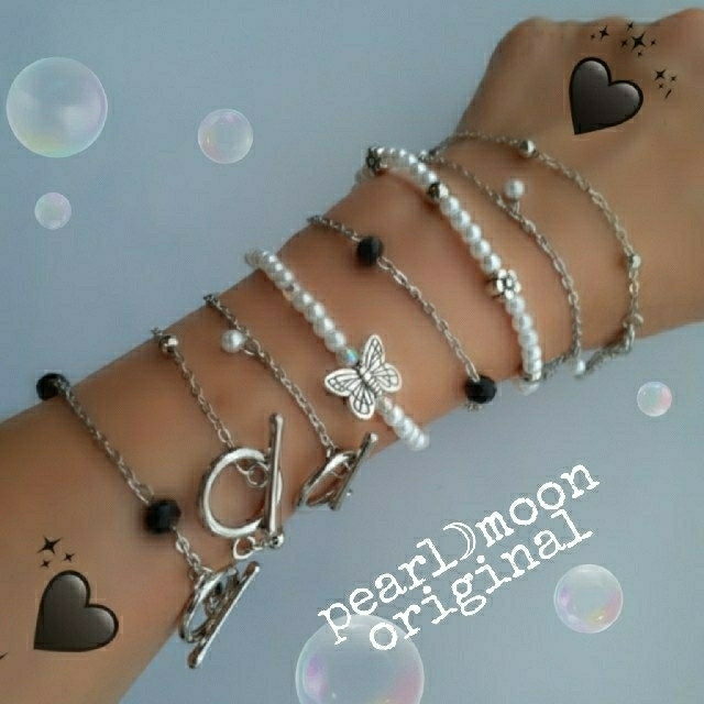pearl  moon ☽ original bracelet