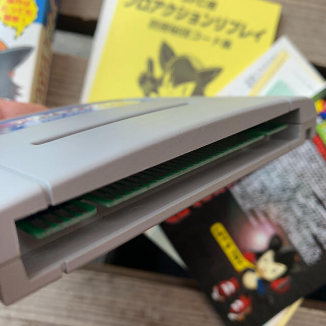 スーパーファミコン(スーパーファミコン)のアクションプレイ　スーパーファミコン エンタメ/ホビーのゲームソフト/ゲーム機本体(家庭用ゲームソフト)の商品写真