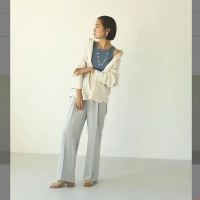 TODAYFUL - TODAYFUL Georgette Rough Trousers アイスブルーの