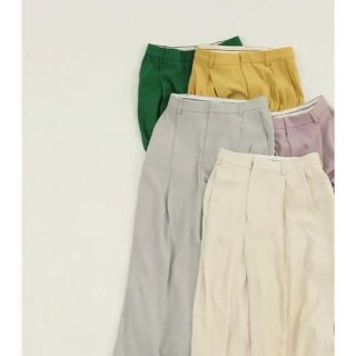 トゥデイフル(TODAYFUL)のTODAYFUL Georgette Rough Trousers　アイスブルー(カジュアルパンツ)