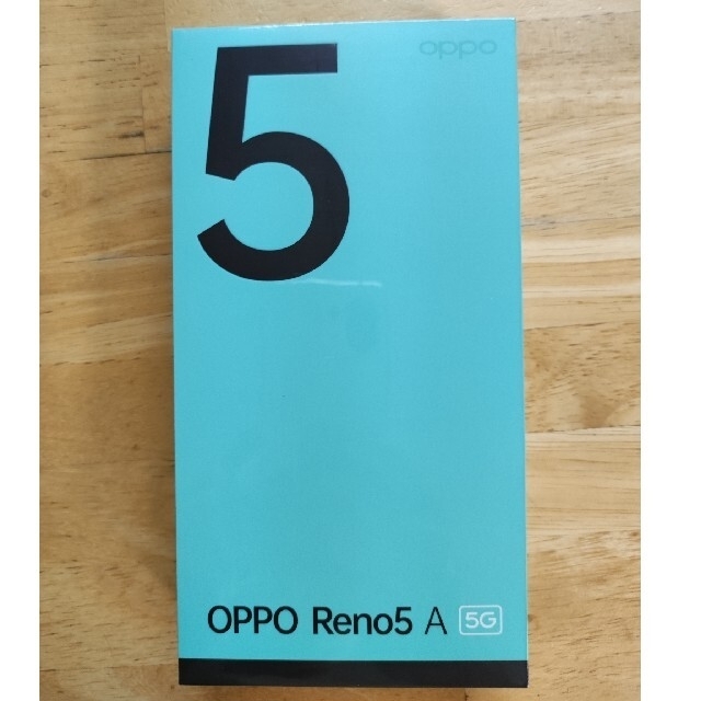 OPPO　RENO5A（ブラック）新品未開封　ワイモバイル