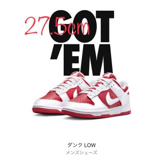 ナイキ(NIKE)の【サンパパ様専用】NIKE DUNK LOW Championship Red(スニーカー)