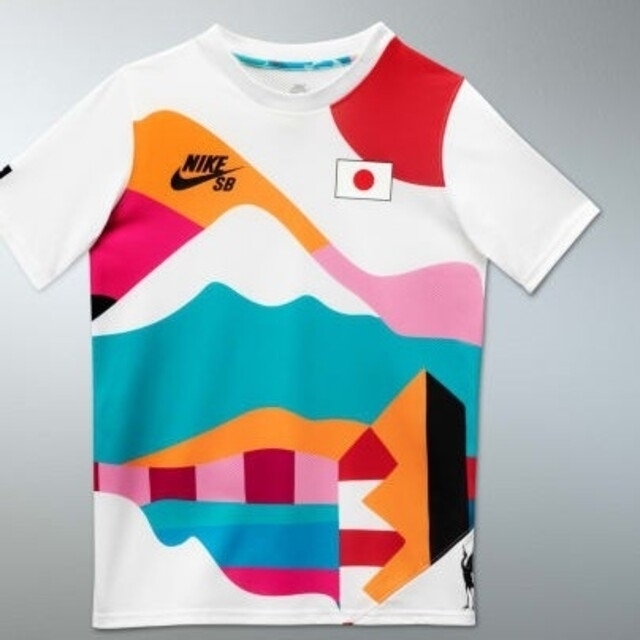 ナイキSB PARRA CREW JERSEY JAPAN 堀米TシャツLサイズTシャツ/カットソー(半袖/袖なし)