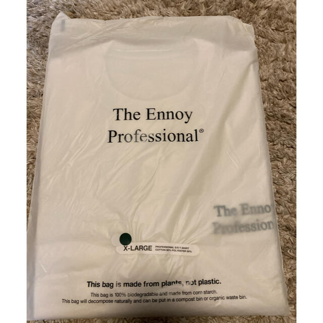 ennoy tシャツ　tee 白×緑　XLサイズ