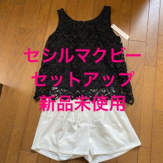 セシルマクビー(CECIL McBEE)の【新品】セシルマクビー　セットアップ　タンクトップ　ショートパンツセット(セット/コーデ)