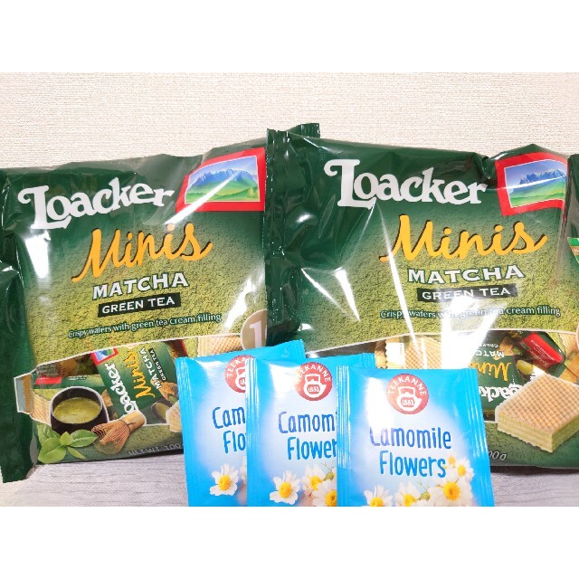 ROHKA(ローカ)のLoacker Minis ローカー ミニーズ 抹茶　2袋 食品/飲料/酒の食品(菓子/デザート)の商品写真