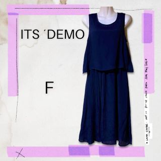 イッツデモ(ITS'DEMO)のusako様専用☆新品☆ITS′DEMO  イッツデモ ノースリーブワンピース(ひざ丈ワンピース)