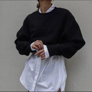 ACLENT volume cropped sweat  top(トレーナー/スウェット)