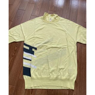 エルメス(Hermes)のエルメス　H柄　ニットTシャツ　アンコース(Tシャツ/カットソー(半袖/袖なし))