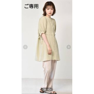 レトロガール(RETRO GIRL)の【ご専用】RETRO GIRL ◇ 5分袖切替チュニックシャツ ❁⃘*.°(シャツ/ブラウス(半袖/袖なし))