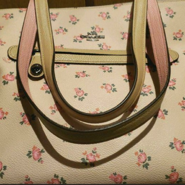 COACH 花柄 トートバッグ