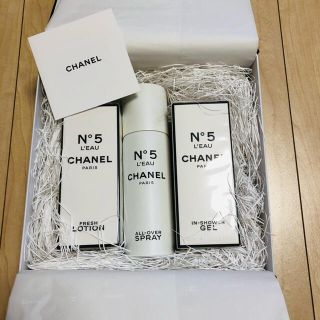 シャネル(CHANEL)の【7,000円引き】シャネル No5 ３本セット ボディローション&ジェル&ミ　(ボディローション/ミルク)