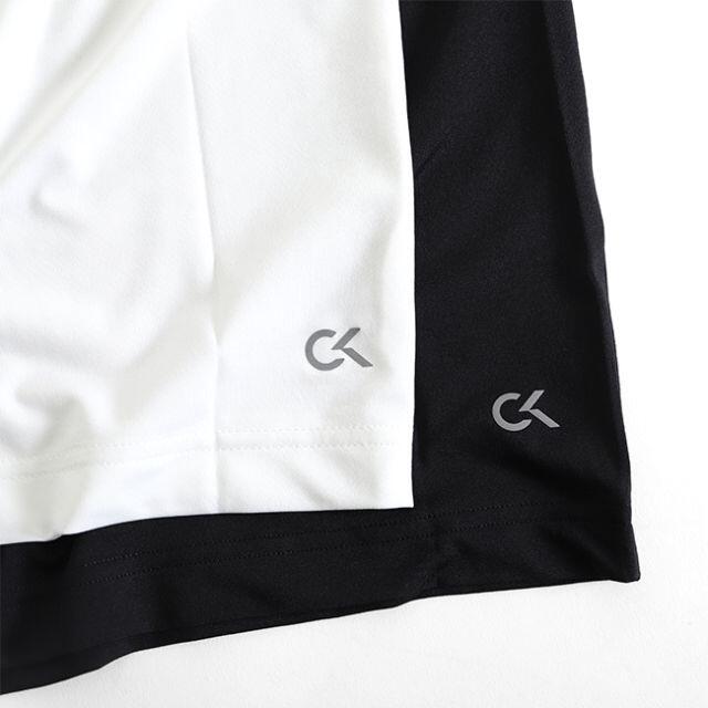 Calvin Klein(カルバンクライン)のCALVIN KLEIN ロゴ パネル Tシャツ ショートスリーブ ブラックS メンズのトップス(Tシャツ/カットソー(半袖/袖なし))の商品写真