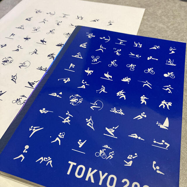 【早い者勝ち】東京2020オリンピックスポーツピクトグラム✳︎A5ノート エンタメ/ホビーのコレクション(ノベルティグッズ)の商品写真