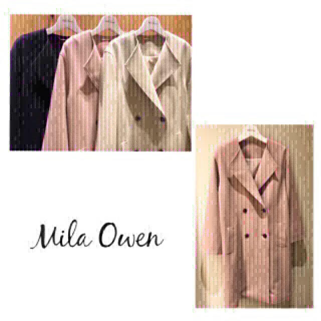 Mila Owen(ミラオーウェン)のMilaOwen ♡ ミドル丈ダブルコート レディースのジャケット/アウター(ロングコート)の商品写真