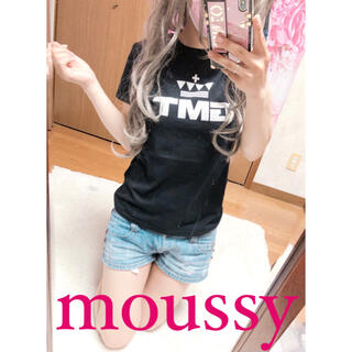 マウジー(moussy)の3866.moussy 胸元英文字ロゴプリント Tシャツ(Tシャツ(半袖/袖なし))