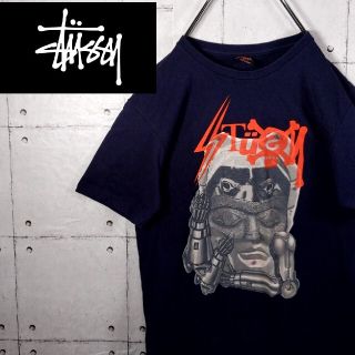 激レア 希少 【未使用品】 STUSSY アインシュタイン フォトTシャツ M