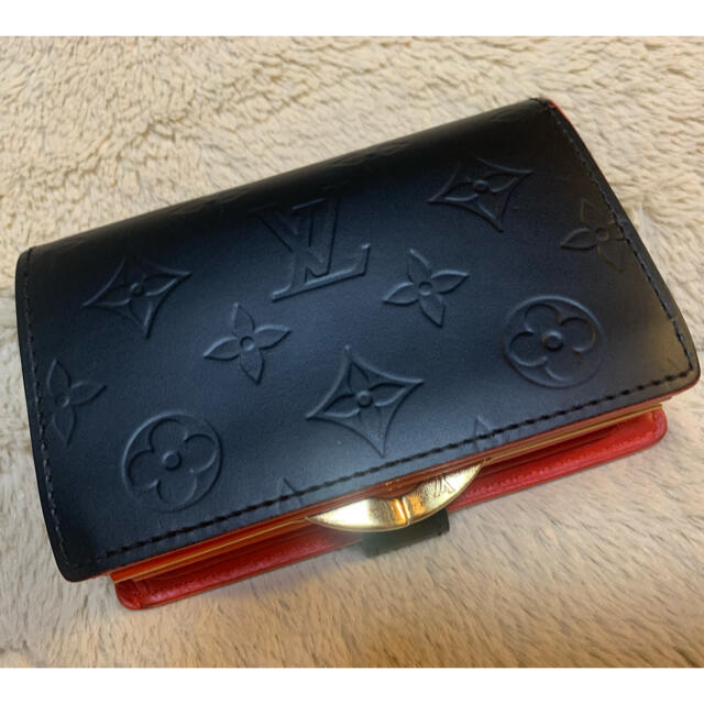 ルイヴィトン LOUIS VUITTON モノグラム　マットブラック　財布