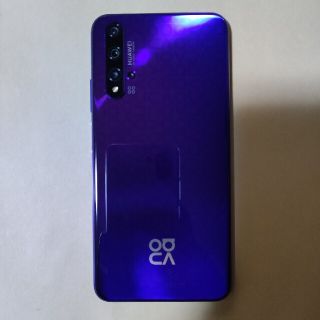 ファーウェイ(HUAWEI)の【SYO様専】HUAWEI nova 5T SIMフリー ミッドサマーパープル(スマートフォン本体)