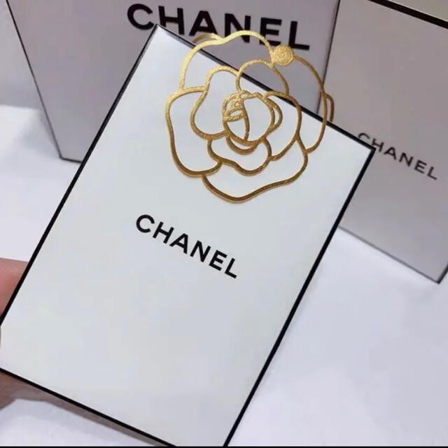 CHANEL(シャネル)の【2枚セット】CHANEL シャネル しおり ハンドメイドの文具/ステーショナリー(しおり/ステッカー)の商品写真