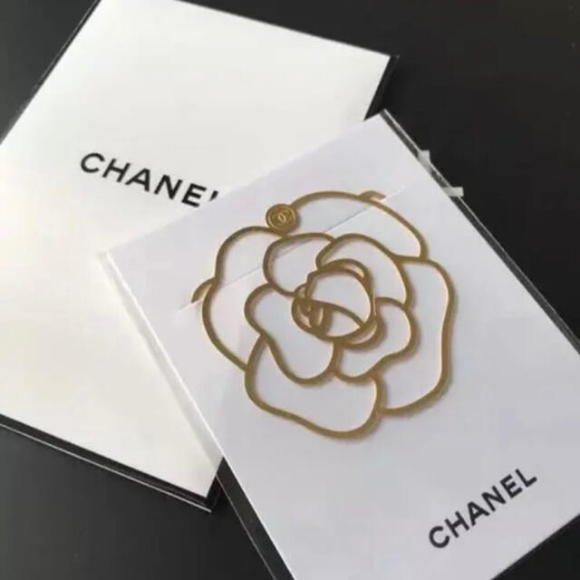 CHANEL(シャネル)の【2枚セット】CHANEL シャネル しおり ハンドメイドの文具/ステーショナリー(しおり/ステッカー)の商品写真