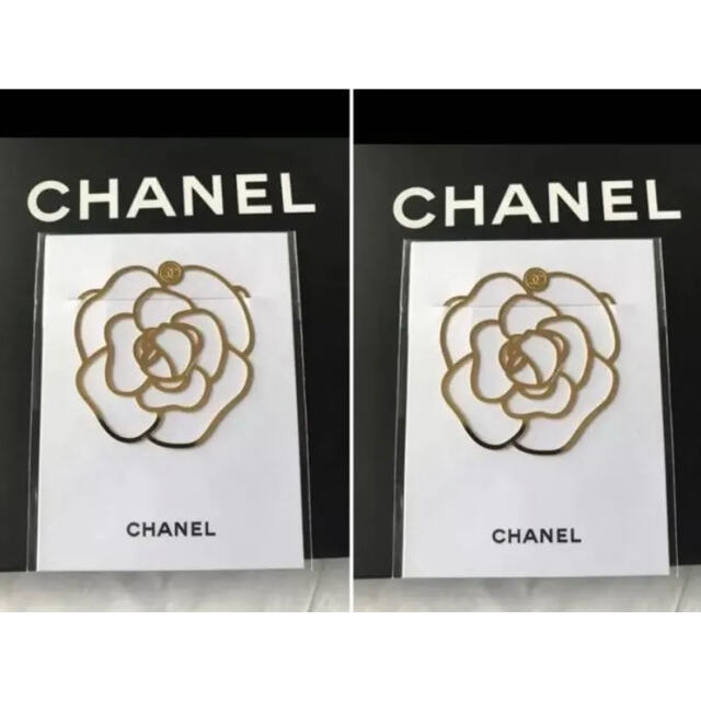 CHANEL(シャネル)の【2枚セット】CHANEL シャネル しおり ハンドメイドの文具/ステーショナリー(しおり/ステッカー)の商品写真