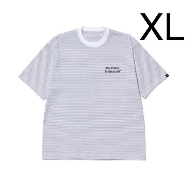 XL ennoy エンノイ Tシャツ 白 ホワイト ボーダー スタイリスト私物