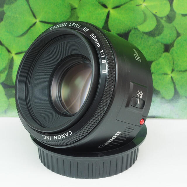 【美品】Canon EF50mm F1.8 II 単焦点 背景ぼかし神レンズ