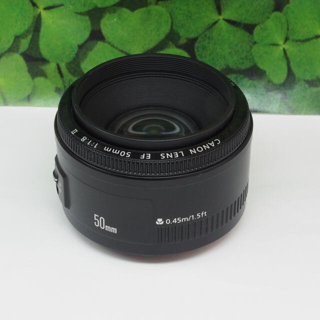 【美品】Canon EF50mm F1.8 II 単焦点 背景ぼかし神レンズ