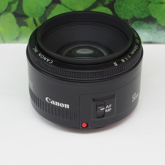 美品】Canon EF50mm F1.8 II 単焦点 背景ぼかし神レンズ-