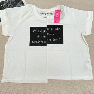 ピンクラテ(PINK-latte)のピンクラテ　160cm   半袖Tシャツ　新品　上代3190円(Tシャツ(半袖/袖なし))