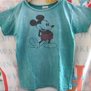 デニムダンガリー(DENIM DUNGAREE)のデニムダンガリー130㎝   mickey ミッキー(Tシャツ/カットソー)