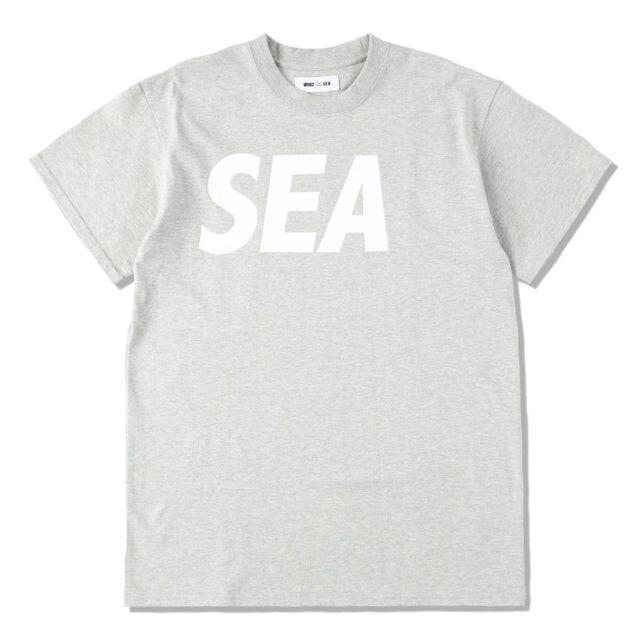 L SEA S/S T-SHIRT / H.GRAY-WHITE