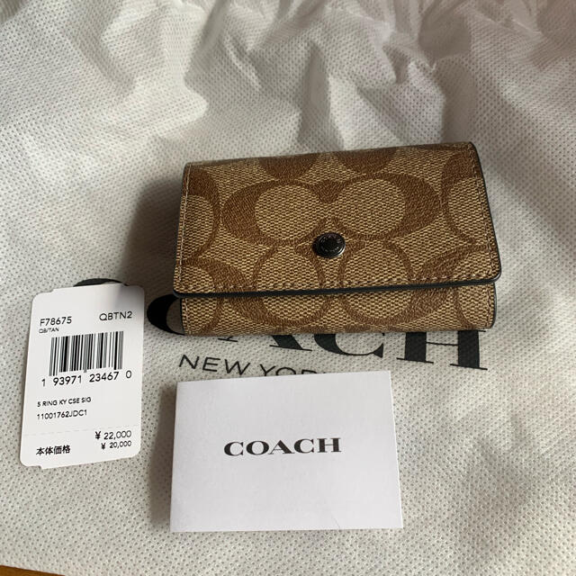 COACH(コーチ)の【くまもん様専用coachコーチ】キーケース　新品未使用 メンズのファッション小物(キーケース)の商品写真