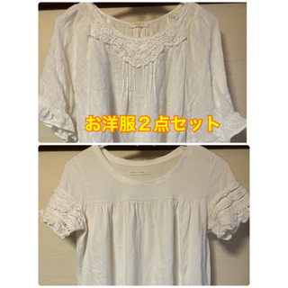 ローリーズファーム(LOWRYS FARM)のお洋服2点セット(Tシャツ(半袖/袖なし))
