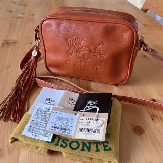 イルビゾンテ(IL BISONTE)の美品！人気品　正規品　イルビゾンテ　フリンジ　ショルダーバッグ(ショルダーバッグ)