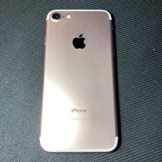 アップル(Apple)のiPhone7 128GB ローズゴールド SIMフリー(スマートフォン本体)