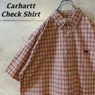 カーハート(carhartt)の【人気】Carhartt カーハート チェック シャツ XL レザータグ(シャツ)