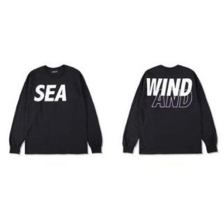 WIND AND SEA SEA L/S T-SHIRT ブラック ロンT(Tシャツ/カットソー(七分/長袖))