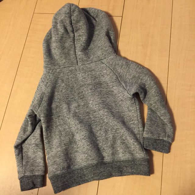 Lee(リー)のスウェットパーカー  霜ふりグレー キッズ/ベビー/マタニティのキッズ服男の子用(90cm~)(Tシャツ/カットソー)の商品写真