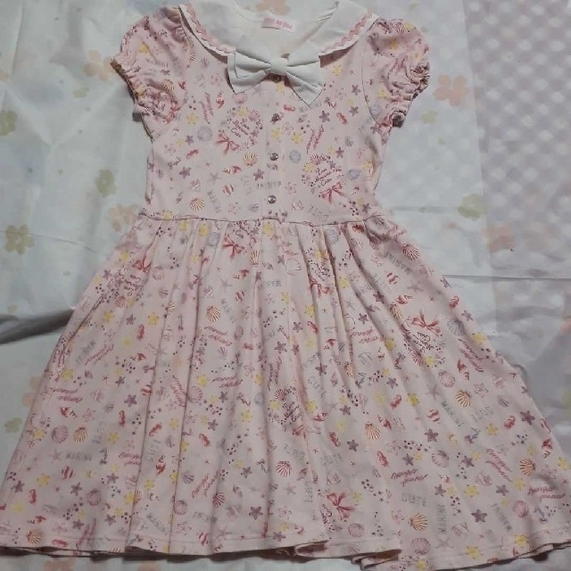 mezzo piano(メゾピアノ)のワンピース キッズ/ベビー/マタニティのキッズ服女の子用(90cm~)(ワンピース)の商品写真